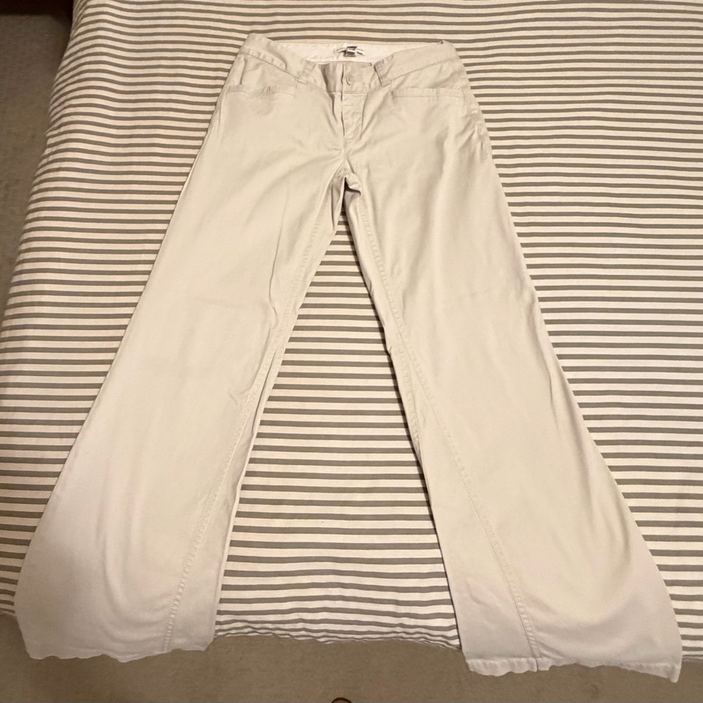 Banana Republic Cream Stretch Pants